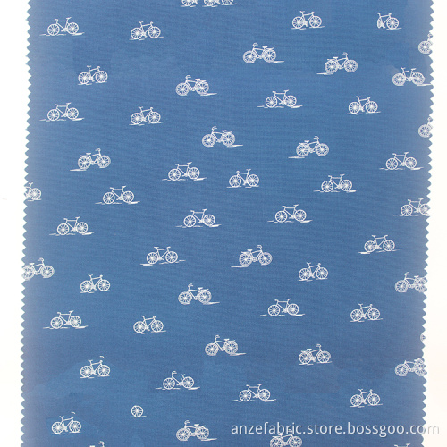 100 percent cotton shirting poplin check fabric